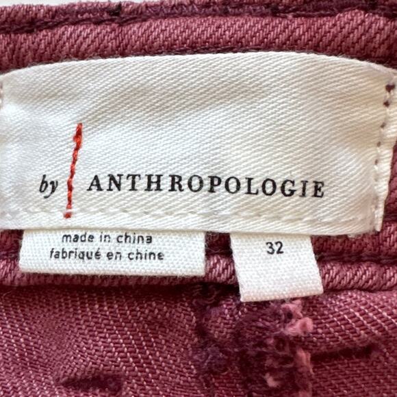 Anthropologie Kalea Pants High Rise Patch Pocket Tencel Lyocel Boho Chic 32 NWT - Picture 8 of 10